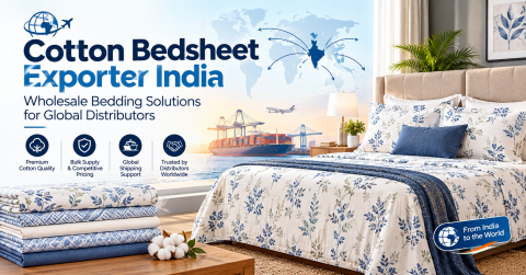 Cotton Bedsheet Exporter India: Wholesale Bedding Solutions for Global Distributors