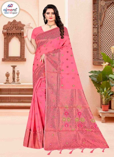 Aesthetic Satin Saree – Minimalist Elegance with A Luxurious Flowing Drape and Soft Sheen in Surat