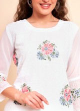 Affordable Georgette Kurtis in Bulk for Retailers Versatile Designs at Wholesale Rates