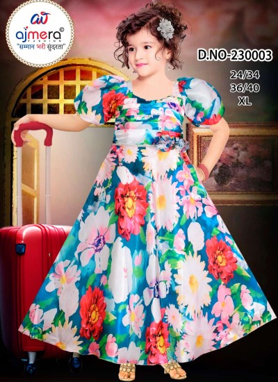 Ajmera Fashion Kids Designer Dresses for Parties and Ethnic Wear at Factory Rates in Surat