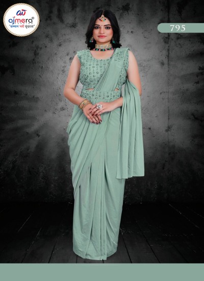 Ajmera Fashion Latest Pre Stitched Sarees Modern Convenience with Traditional Elegance in Surat