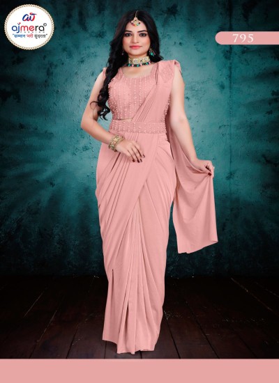 Ajmera Fashion Latest Pre Stitched Sarees Modern Convenience with Traditional Elegance in Surat