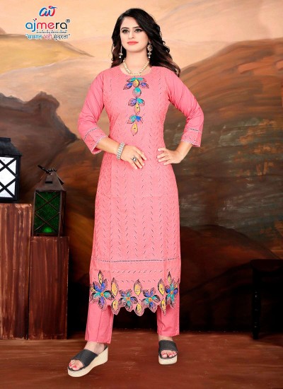 Beautiful Classic Lakhnavi Kurti with Handcrafted Chikankari for Everyday and Special Wear in Surat