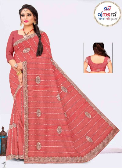 Beautiful Designer Sarees Exquisite Silk Georgette and Chiffon with Intricate Embroidery in Surat