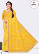 Beautiful Designer Sarees Exquisite Silk Georgette and Chiffon with Intricate Embroidery