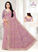 Best Collection Designer Sarees – Premium Silk Satin Organza with Handcrafted Embroidery