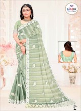Best Designer Sarees Exquisite Silk Georgette Net with Handcrafted Zari Embroidery
