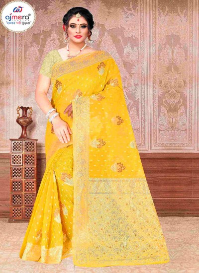Bollywood Bengali Saree Luxurious Silk Cotton Blend with Glamorous Prints Ornate Borders in Surat