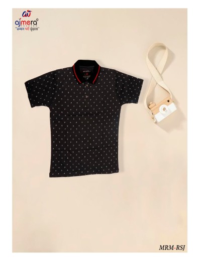 Boys T-Shirts Wholesale Combo in Soft Cotton with Graphic and Plain Designs in Nepal