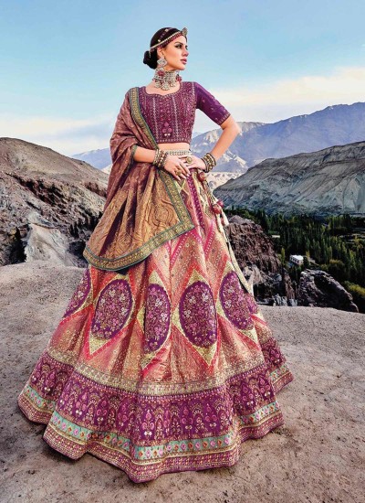 Bridal and Party Wear Banarasi Lehengas in Designer Styles for Wholesale in Philippines