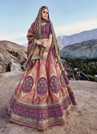 Bridal and Party Wear Banarasi Lehengas in Designer Styles for Wholesale in Philippines