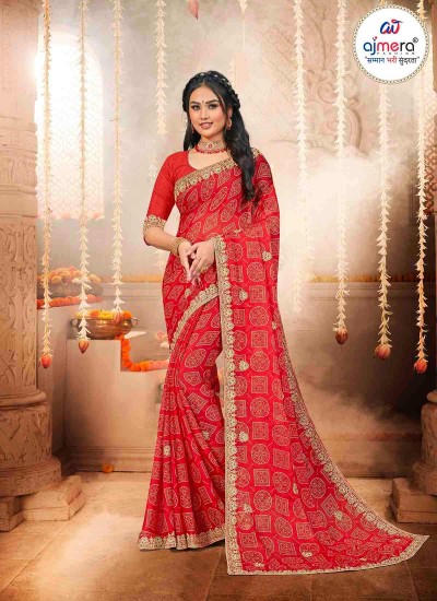 Budget Bandhani Saree Lightweight Cotton and Polyester for Everyday Elegance in Nepal