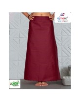 Buy Stitched Saree Petticoats in Bulk Trendy Designs in Cotton Silk and Georgette Fabric