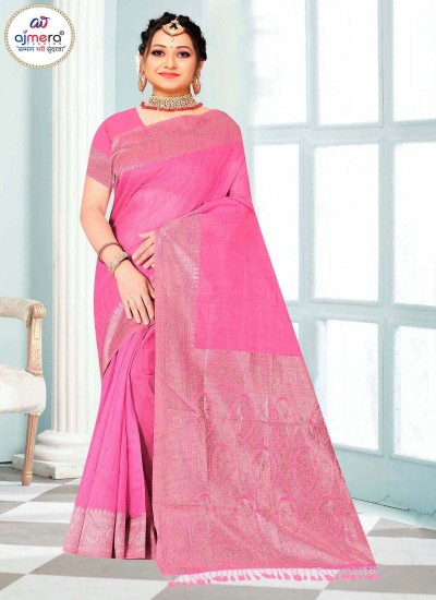 Casual and Festive Fancy Cotton Sarees for Women in Trendy Colors in Surat