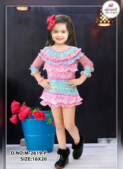 Cheapest Range Kids Skirts and Shorts in Cotton Denim Rayon and Polyester in Surat