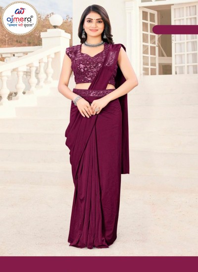 Cheapest Ready to Wear One Minute Sarees Quick Stylish and Comfortable for All Occasions in Surat