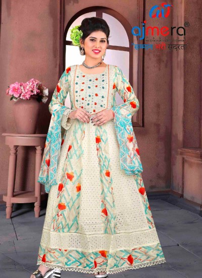 Classic Long Kurti with Minimalist Design Premium Quality Cotton Georgette Rayon in Surat