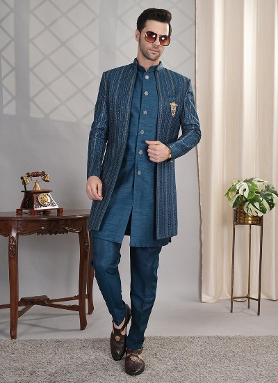 Designer Indo Western Clothing for Resellers Wholesale Fusion Wear in Surat