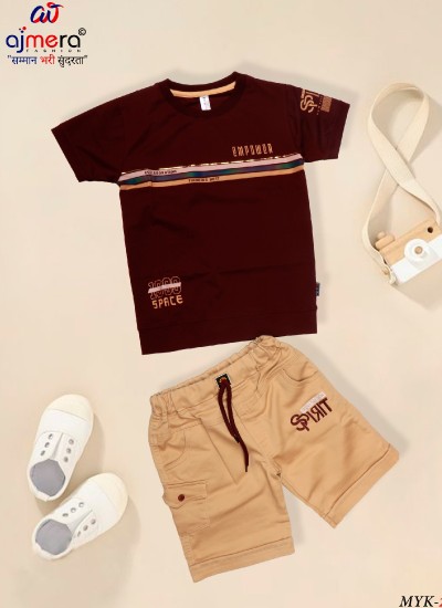Durable Kids Wear in Bulk Featuring Cotton Denim and Jersey for Active Children in Surat