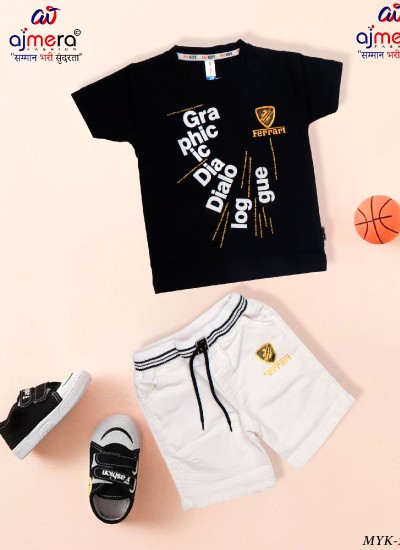 Durable Kids Wear in Bulk Featuring Cotton Denim and Jersey for Active Children in Surat