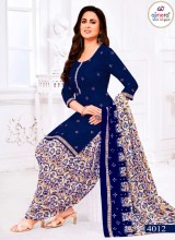 Elegant Cotton and Silk Patiala Suit with Embroidery for Festive and Daily Wear