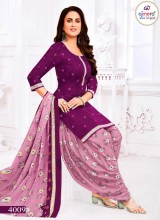 Elegant Cotton and Silk Patiala Suit with Embroidery for Festive and Daily Wear