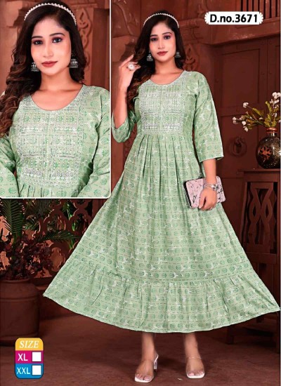 Elegant Long Kurtis for Special Occasions Ajmera Fashion Limited Premium Wholesale Collection in Surat