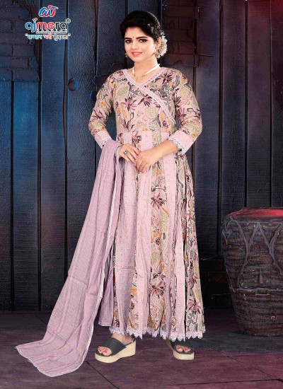 Elegant Nayra Cut Kurti Comfortable Georgette and Cotton Perfect for All Occasions in Surat
