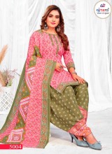 Elegant Patiala Salwar Kameez Sets in Cotton or Silk with Embroidery and Matching Dupatta