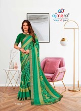 Elegant Rangoli Georgette Chiffon Sarees Lightweight and Sophisticated