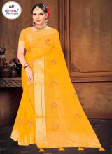 Elegant Stylish Cotton Saree with Fancy Borders and Contemporary Design Patterns