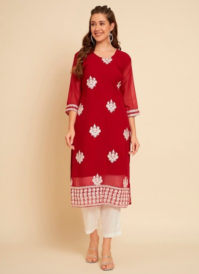Elegant Trendy Georgette Kurtis for Women Perfect for Casual and Festive Wear in Nepal