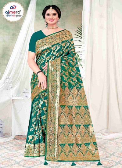 Elegant Wedding Silk Sarees Wholesale Luxurious Fabric and Exquisite Embroidery in Surat