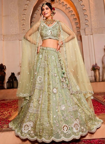 Export Quality Embroidered Lehengas in Bulk for Boutiques and Online Sellers in Surat