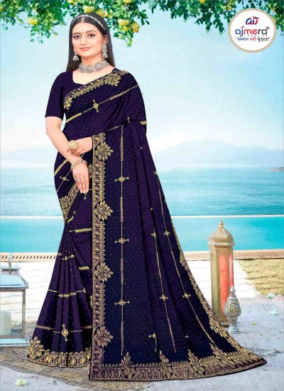 Famous Designer Sarees High Fashion Elegance with Handcrafted Detailing in Surat