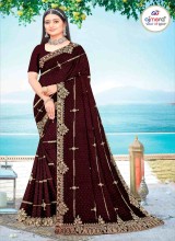 Famous Designer Sarees High Fashion Elegance with Handcrafted Detailing