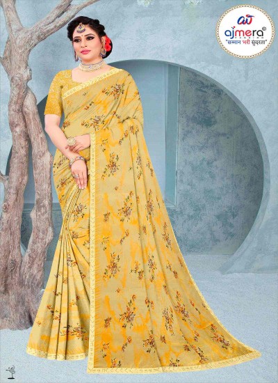 Famous Trendy Georgette Sarees Elegant Lightweight Perfect for Special Events in Nepal