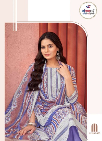 Fancy Latest Jaipuri Cotton Suit with Traditional Prints and Modern Silhouettes for Women in Nepal