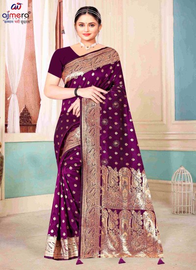 Fancy Wedding Silk Sarees Elegant Bridal Wear with Luxurious Embellishments in Surat