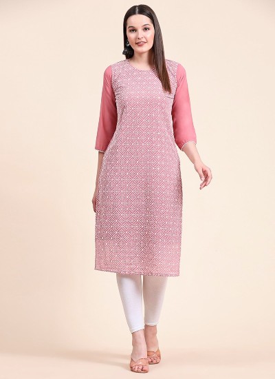 Fashionable Georgette Kurtis in Bulk Affordable Factory Prices for Retail Stock in Nepal