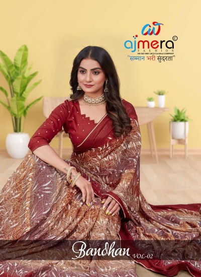 Glamorous Geogate Chiffon Saree for Women Lightweight Fancy Saree for Events in Surat