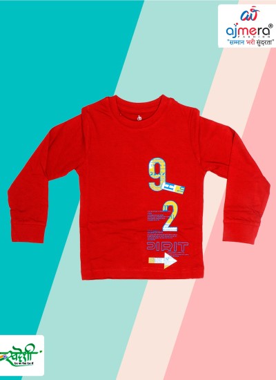 Kids Boys T-Shirts Wholesale with Cartoon and Graphic Prints in Cotton and Dry Fit Fabric in Nepal