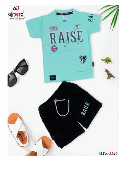 Kids Shorts Wholesale in Cotton and Twill for Toddlers to Teens with Elastic Waist in Surat