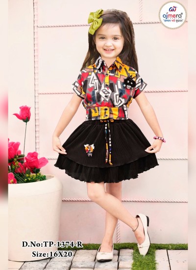 Kids Skirts and Shorts Wholesale in Surat Cotton Denim Rayon Polyester in Surat