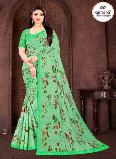Latest Collection Georgette Sarees Lightweight Elegant and Trendy Designs in Nepal