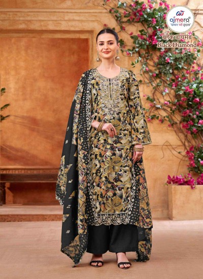 Latest Fancy Pakistani Suits for Women in Silk Chiffon Lawn and Organza with Elegant Embellishments in Surat
