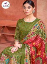 Latest Heritage Jaipuri Suit with Traditional Block Prints and Embroidery in Premium Cotton Silk