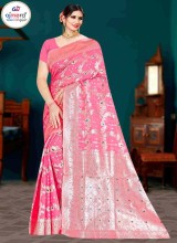 Latest Nauvari Saree Modern Prints and Luxurious Silk Cotton Blend for A Stylish Look
