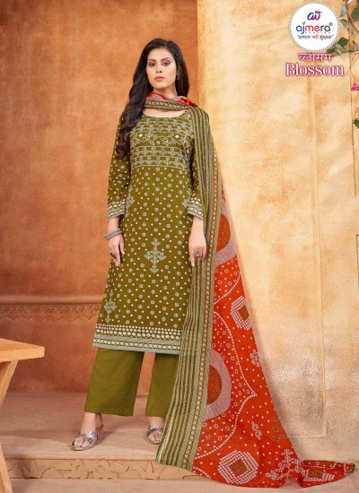 Latest Traditional Jaipuri Suit with Modern Silhouettes and Fancy Embellishments for Festive Wear in Nepal