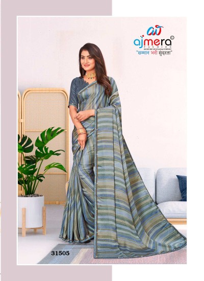 Light Flowing Georgette Chiffon Sarees Elegant Designs and Refined Shades  in Nepal